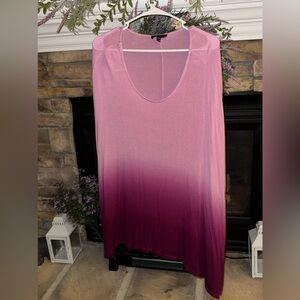 Lane Bryant 14/16 ombré pink/purple poncho